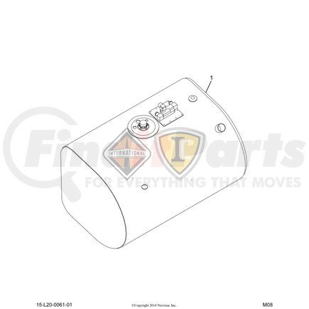 3686773C92 by NAVISTAR - INTERNATIONAL TANK FUEL  80G RS