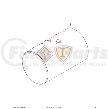 2512600C91 by NAVISTAR - Fuel Tank