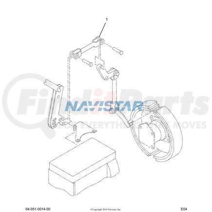 58155HA by NAVISTAR - Brake Clevis