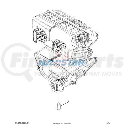 2591549C1 by NAVISTAR - INTERNATIONAL VALVE EVACUATOR FOR HTR MODULE