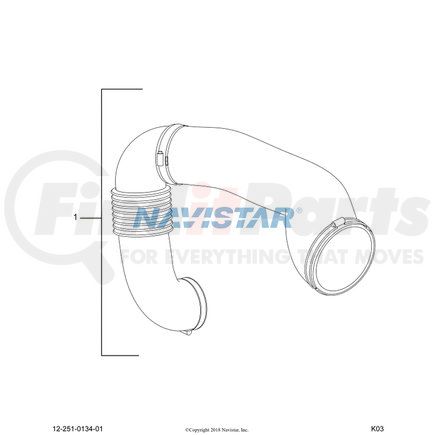 576183C1 by NAVISTAR - Hose Clamp