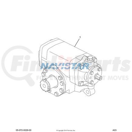 2502491C1 by NAVISTAR - INTERNATIONAL PLUNGER W/O-RING PWR STRG VALV