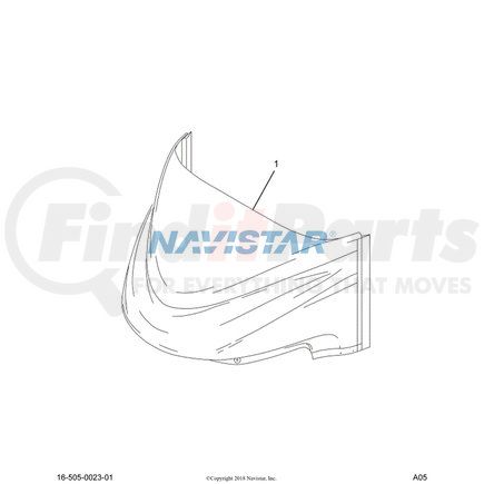 3520361C1 by NAVISTAR - INTERNATIONAL BOLT BODY MTG HEX HD 3/8-16 X