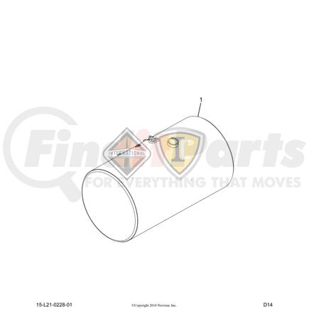 2512385C91 by NAVISTAR - INTERNATIONAL TANK, FUEL, IND,1