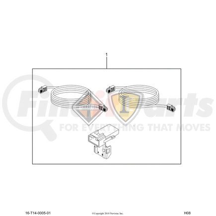 3810809C92 by NAVISTAR - Sleeper Wiring Harness