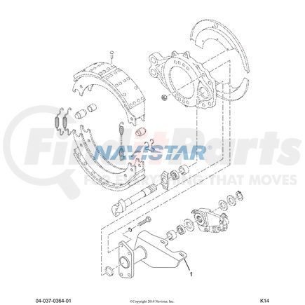 2587567C91 by NAVISTAR - INTERNATIONAL BRACKET