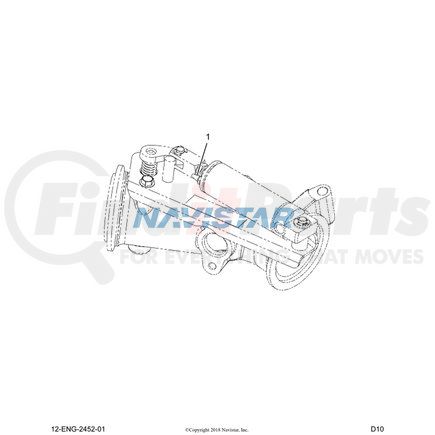 3007940C1 by NAVISTAR - INTERNATIONAL MUFFLER CYLINDER