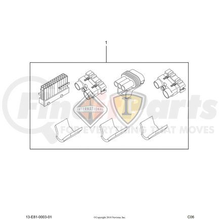 3622821C91 by NAVISTAR - Engine Wiring Harness