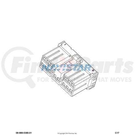 3548792C1 by NAVISTAR - INTERNATIONAL CONNECTOR BODY*AMP 070 SERIES