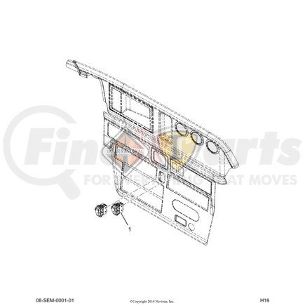 3766664C2 by NAVISTAR - SWITCH, ELECTRONI