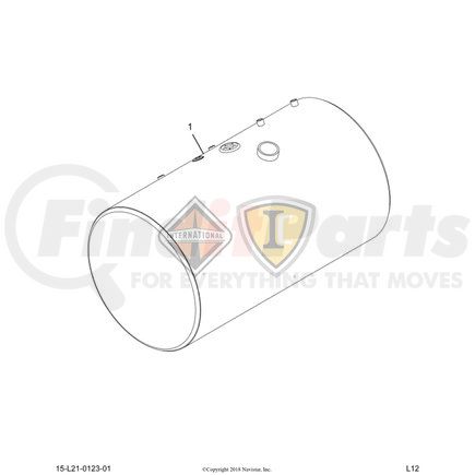 2514016C91 by NAVISTAR - Fuel Tank