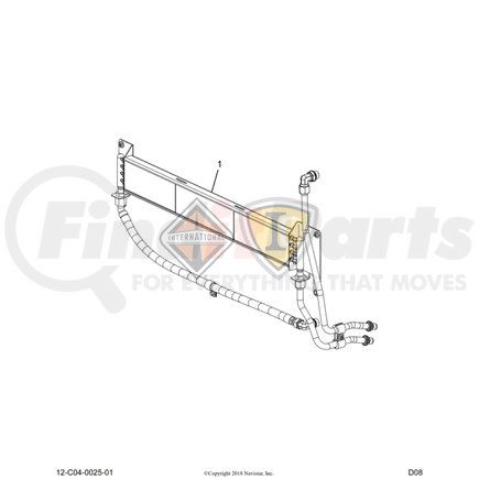 2594467C91 by NAVISTAR - INTERNATIONAL MODULE,MM RADIATO