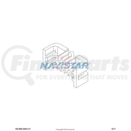 3522253C1 by NAVISTAR - INTERNATIONAL LOCK CONNECTOR BODY*MP 150 5-W