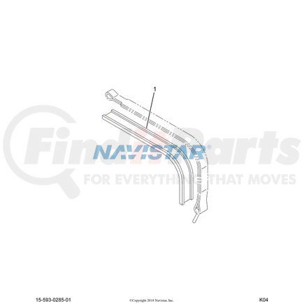 2643614R1 by NAVISTAR - Fuel Tank Strap Insulator