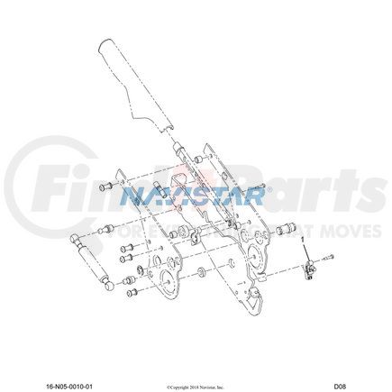 2585420C1 by NAVISTAR - SWITCH PARK BRAKE