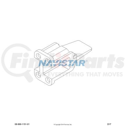 3539146C1 by NAVISTAR - INTERNATIONAL LOCK CONN BODY DEUTSCH DTM SER