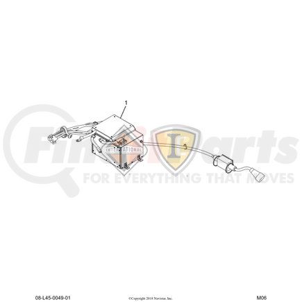 K106611110 by NAVISTAR - INTERNATIONAL CABLE,BATTERY, BT