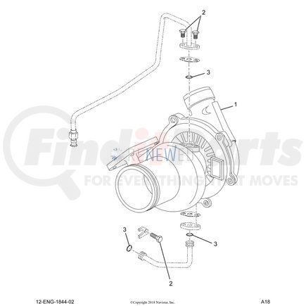 5011244R91 by NAVISTAR - TRBOCHGR,REMAN, K