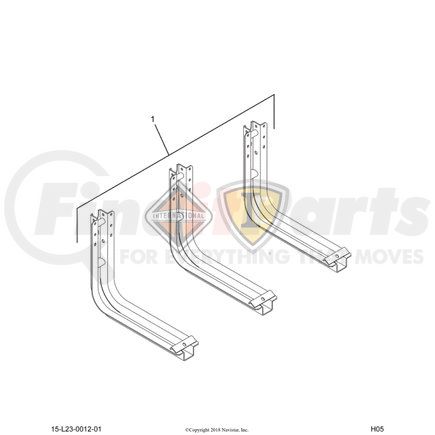 3613213C2 by NAVISTAR - Fuel Tank Bracket