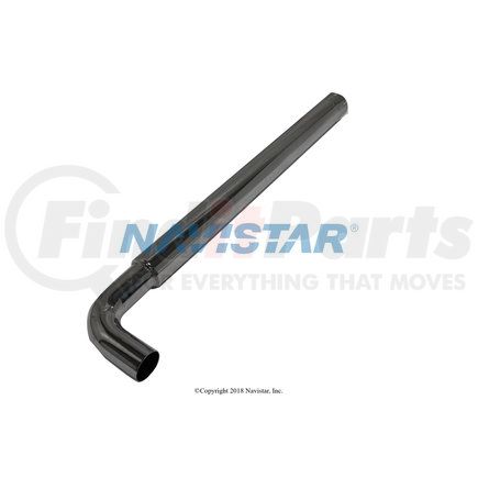 1518512C4 by NAVISTAR - INTERNATIONAL PIPE TAIL*LOWER - 4.0OD TO 5.