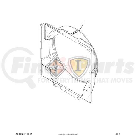 2612816C91 by NAVISTAR - RADIATOR ASSEMBLIES (Surplus Inventory - Subject to Availability)