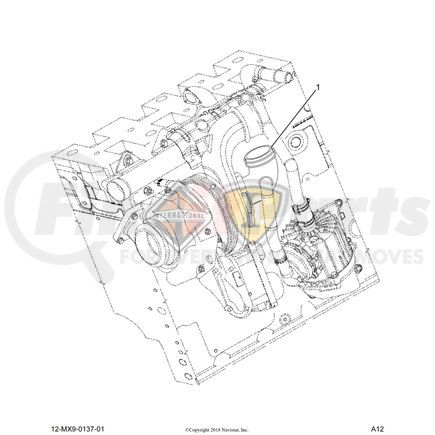 7083254C91 by NAVISTAR - DUCT ASSY OPEN BR