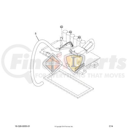 3986041C1 by NAVISTAR - HARNESS , CONTROL