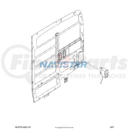 3676511C1 by NAVISTAR - INTERNATIONAL SWITCH ELECTRONIC  SWITCH HARD