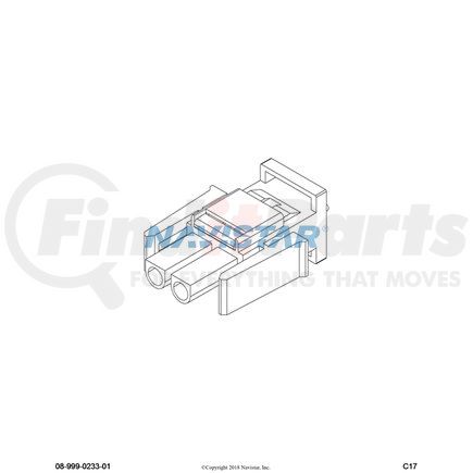 1669029C1 by NAVISTAR - Body Wiring Harness Connector