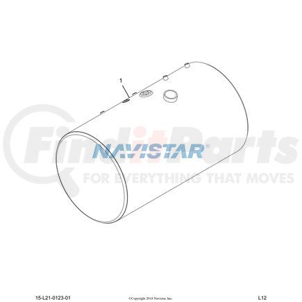 3748664C94 by NAVISTAR - TANK,FUEL , 26 IN