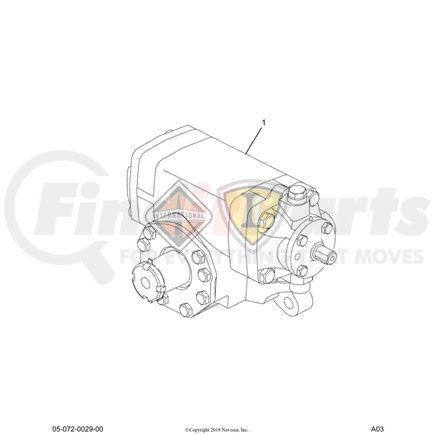 1677695C91 by NAVISTAR - INTERNATIONAL VALVE,P/S GEAR RELIEF