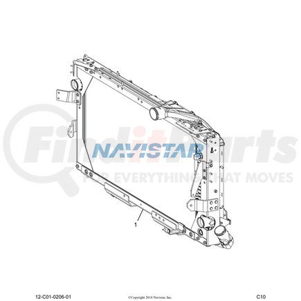 2605064C92 by NAVISTAR - Radiator