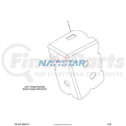 3577056C1 by NAVISTAR - Hood Guide