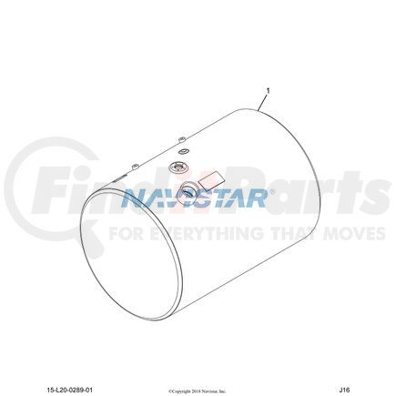 2512596C91 by NAVISTAR - Fuel Tank