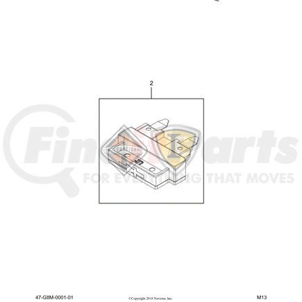 452832001 by NAVISTAR - Electronic Brake Control System Fuse