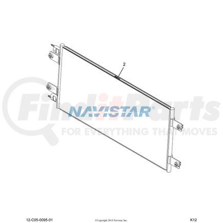 2610312C92 by NAVISTAR - INTERNATIONAL COOLER,CONDENSER