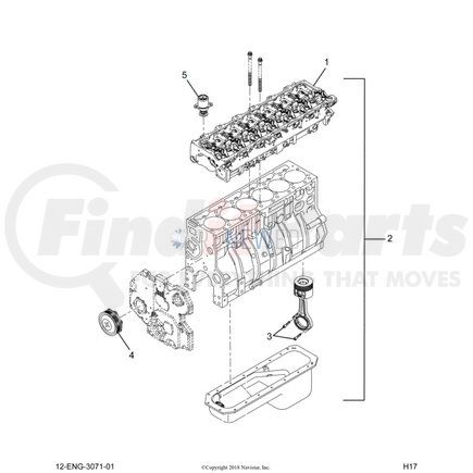 5011191R91 by NAVISTAR - KT OVRHL,OVHL KIT