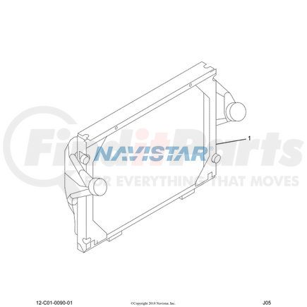 2507453C1 by NAVISTAR - INTERNATIONAL FITTING ORIFICE COOLER