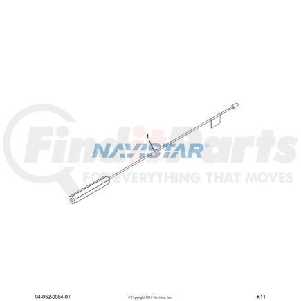 3566308C1 by NAVISTAR - INTERNATIONAL CABLE PARK BRAKE 32.14 IN