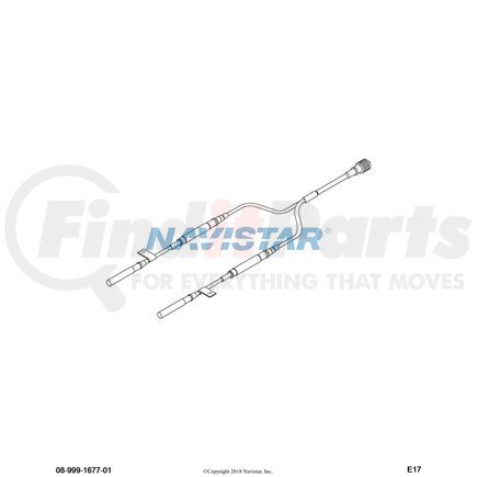 3554596C91 by NAVISTAR - INTERNATIONAL CABLE-ASM OVERHEAD CONSOLE CB