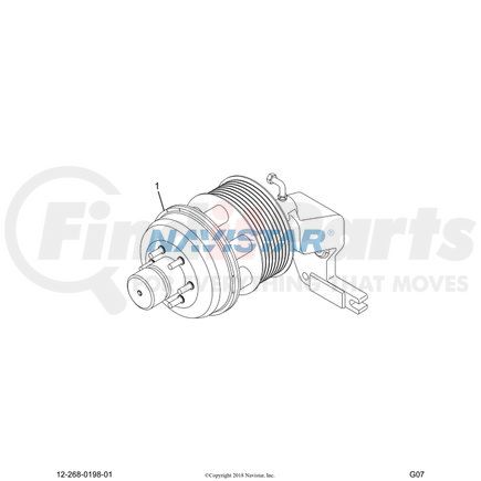 2595052C91 by NAVISTAR - INTERNATIONAL HUBFAN DRIVE PUL