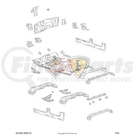 6010058C1 by NAVISTAR - INTERNATIONAL REINFORCEMENT FLO