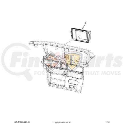 3765157C1 by NAVISTAR - BOX, STORAGE BIN