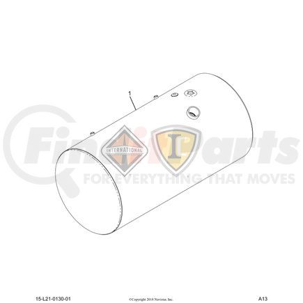 2514009C91 by NAVISTAR - Fuel Tank