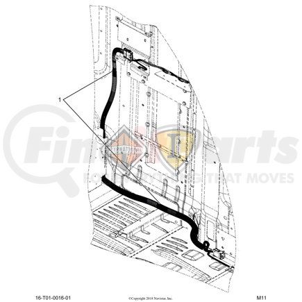 6091355C94 by NAVISTAR - HARNESS,SLEEPER B