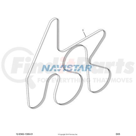 1819988C2 by NAVISTAR - Accessory Drive Belt