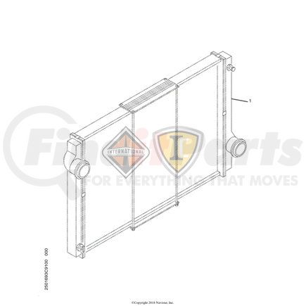 1698706C1 by NAVISTAR - Radiator Fitting