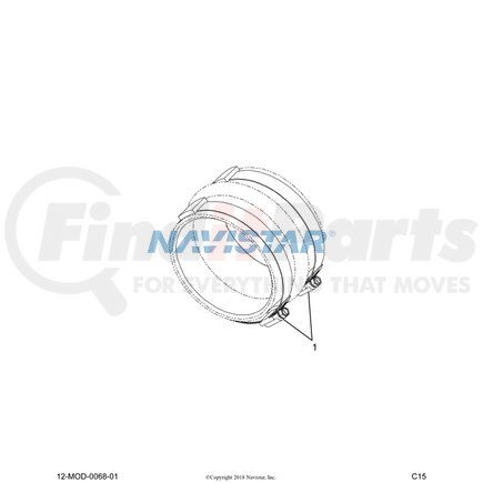 274090R91 by NAVISTAR - Multi-Purpose Clamp