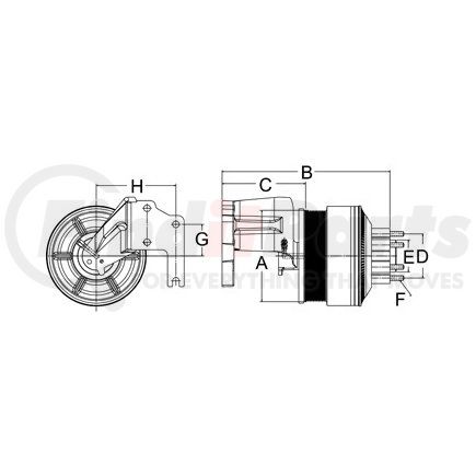 HOR99A8656 by NAVISTAR - FAN DRIV