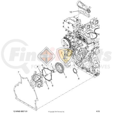 3007653C98 by NAVISTAR - PUMP,KIT, 11L OIL